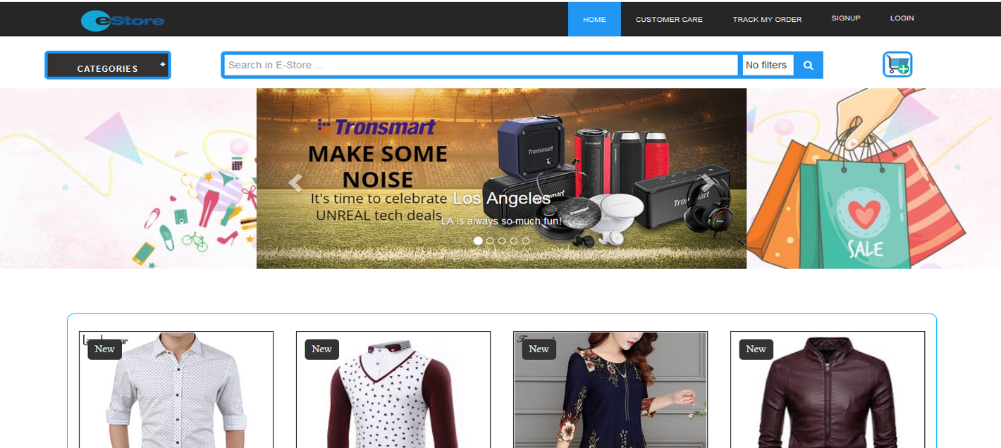 E-Store — Full-Stack (PHP)